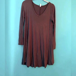 Chocolate brown tunic